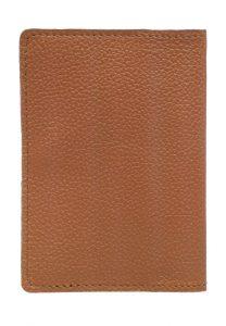 Обложка на паспорт с принтом Eshemoda “Влюбленная парочка”, натуральная кожа, цвет коричневый