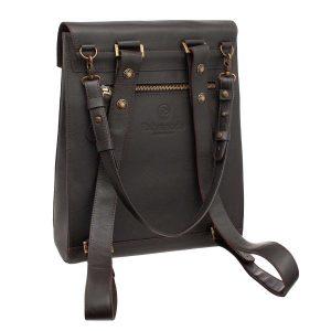 Сумка-рюкзак с принтом Eshemoda “Влюбленная парочка”, цвет коричневый