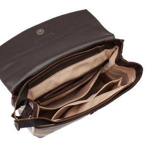 Сумка-рюкзак с принтом Eshemoda “Влюбленная парочка”, цвет коричневый