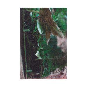 Обложка для 2-х карточек с принтом Eshemoda “Лесной ёж”, натуральная кожа