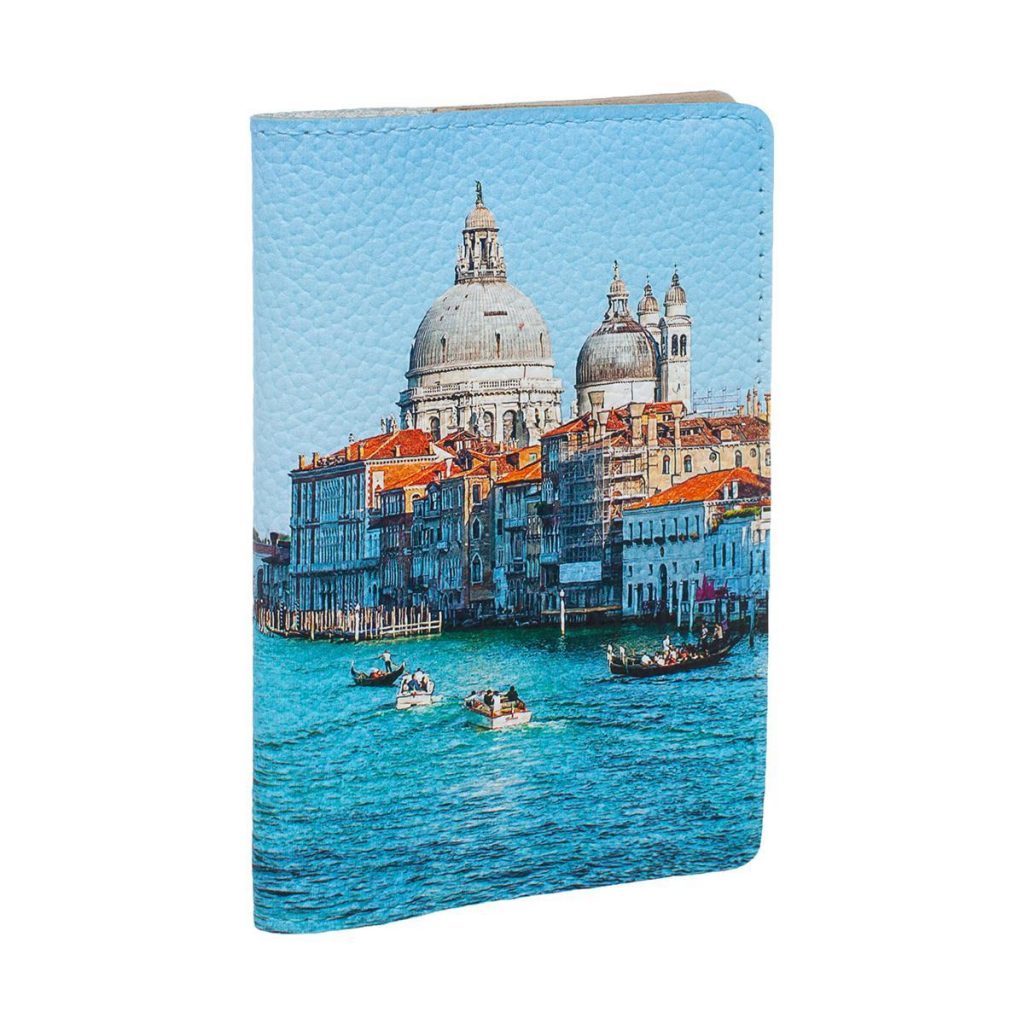 Обложка для автодокументов с изображением Венеции