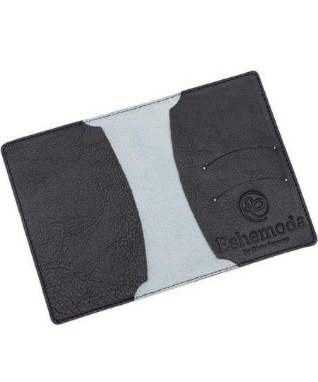 Обложка на паспорт с принтом Eshemoda “Когда домой?”, натуральная кожа