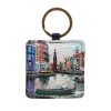 Брелок с принтом Eshemoda «Яркий Амстердам», цвет синий