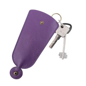 Ключница с принтом Eshemoda «Яркий Амстердам», цвет фиолетовый
