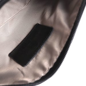 Косметичка с принтом Eshemoda «Моя Мур-мур», размер L, натуральная кожа, цвет черный